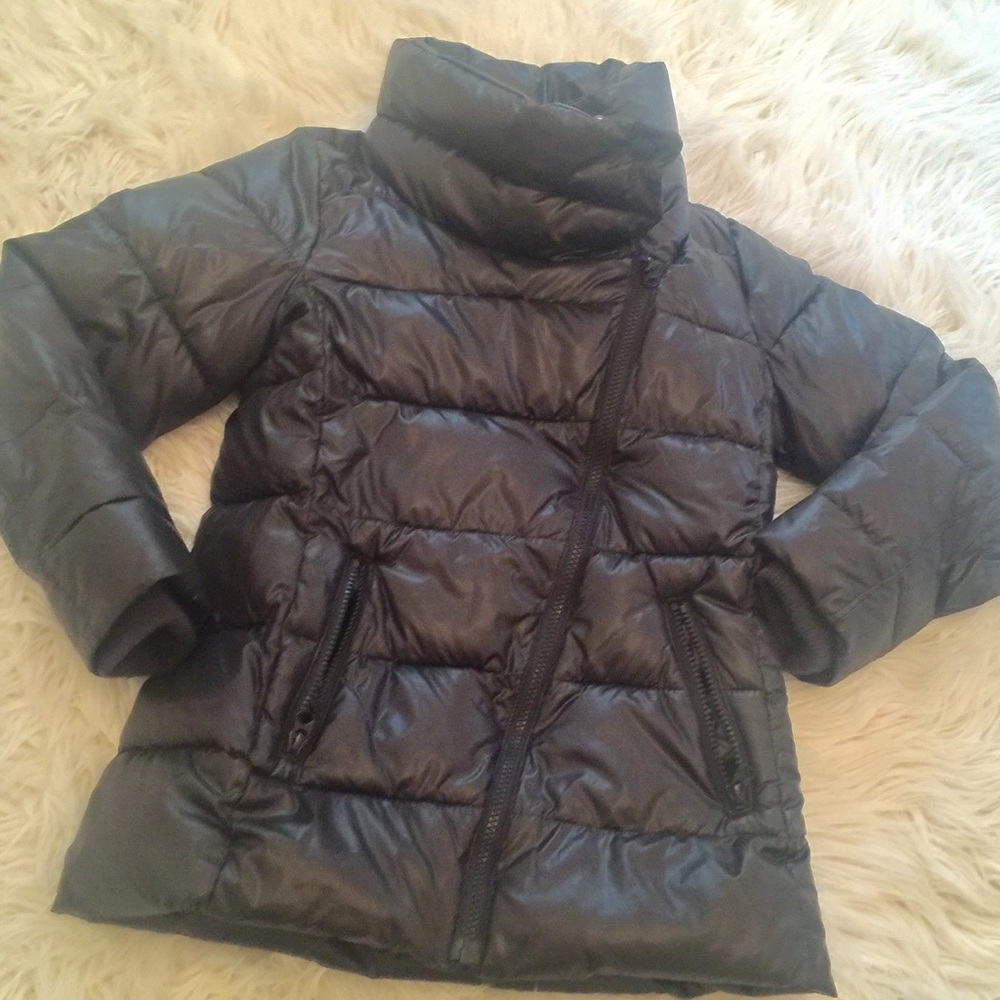 Girls Gap Black Puffer Coat